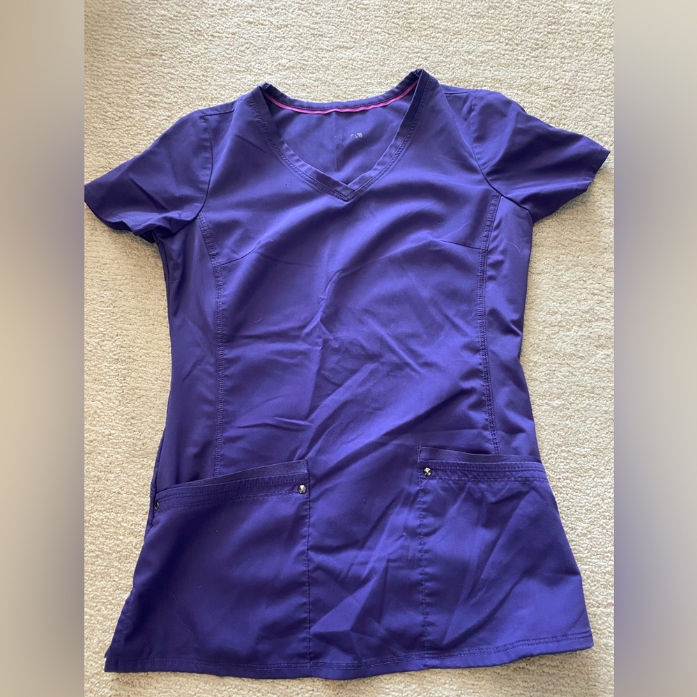 Purple XS scrub set